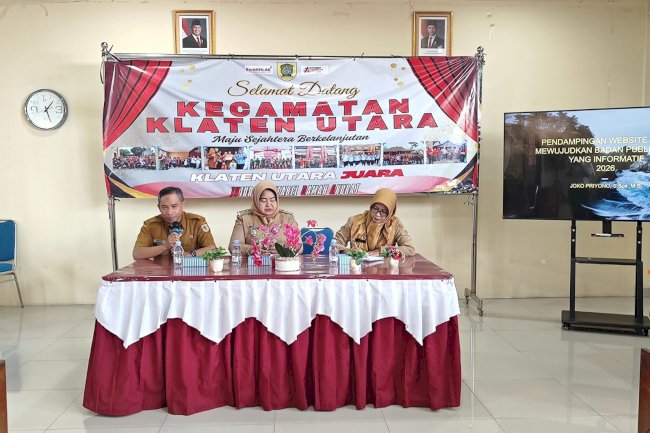 KLATEN UTARA PERKUAT WEBSITE DESA DAN KELURAHAN, SIAP WUJUDKAN BADAN PUBLIK INFORMATIF 2026