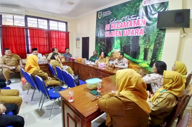KLATEN UTARA PERKUAT SINERGI LINTAS SEKTOR, SIAP SUKSESKAN HUT RI KE-81 DAN HUT KABUPATEN KLATEN KE-222