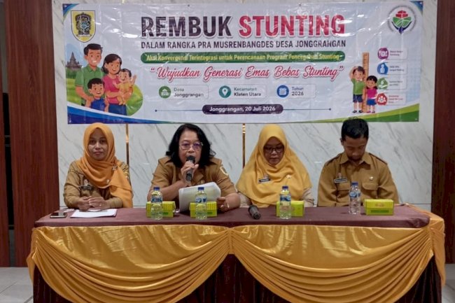JONGGRANGAN BUKA RANGKAIAN REMBUK STUNTING 2026, JADI YANG PERTAMA DI KECAMATAN KLATEN UTARA