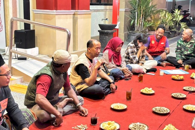 PERKUAT SINERGI DAN KOORDINASI, CAMAT SERTA KASI TRANTIB BARU BERSILATURAHMI DENGAN RELAWAN KECAMATAN KLATEN UTARA