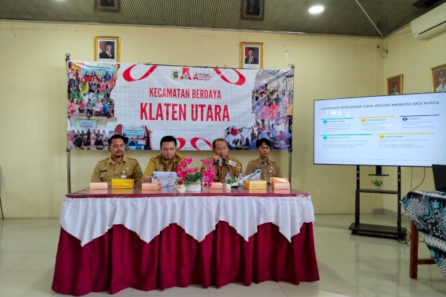 PERKUAT AKUNTABILITAS, KECAMATAN KLATEN UTARA TERIMA AUDIT PROGRAM KECAMATAN BERDAYA