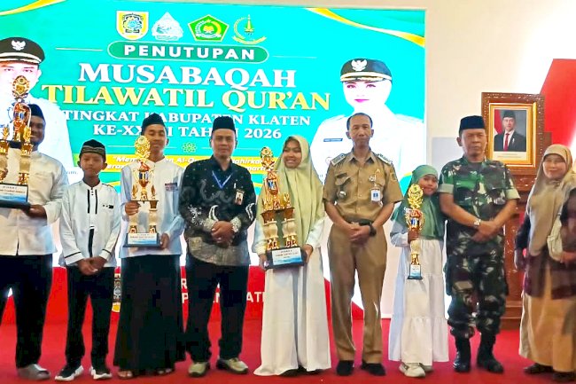KECAMATAN KLATEN UTARA RAIH PRESTASI GEMILANG PADA MTQ KE-XXXII TINGKAT KABUPATEN KLATEN TAHUN 2026
