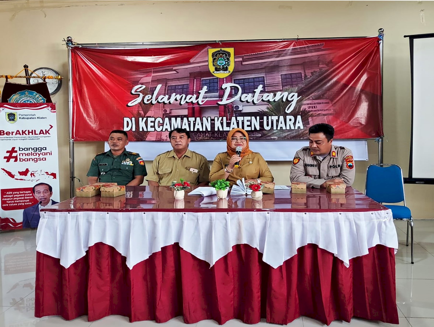 RAPAT KOORDINASI HUT KE 79 RI DAN HUT KE 220 KLATEN