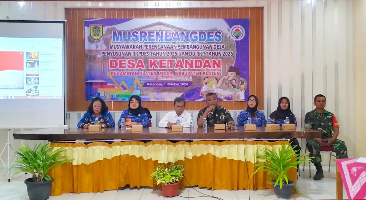 MUSRENBANGDES SE KECAMATAN KLATEN UTARA TAHUN 2025