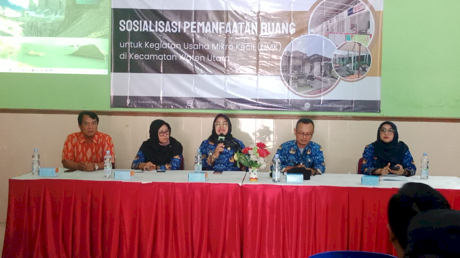 SOSIALISASI PEMANFAATAN RUANG UNTUK KEGIATAN USAHA MIKRO KECIL (UMK) DI KECAMATAN KLATEN UTARA