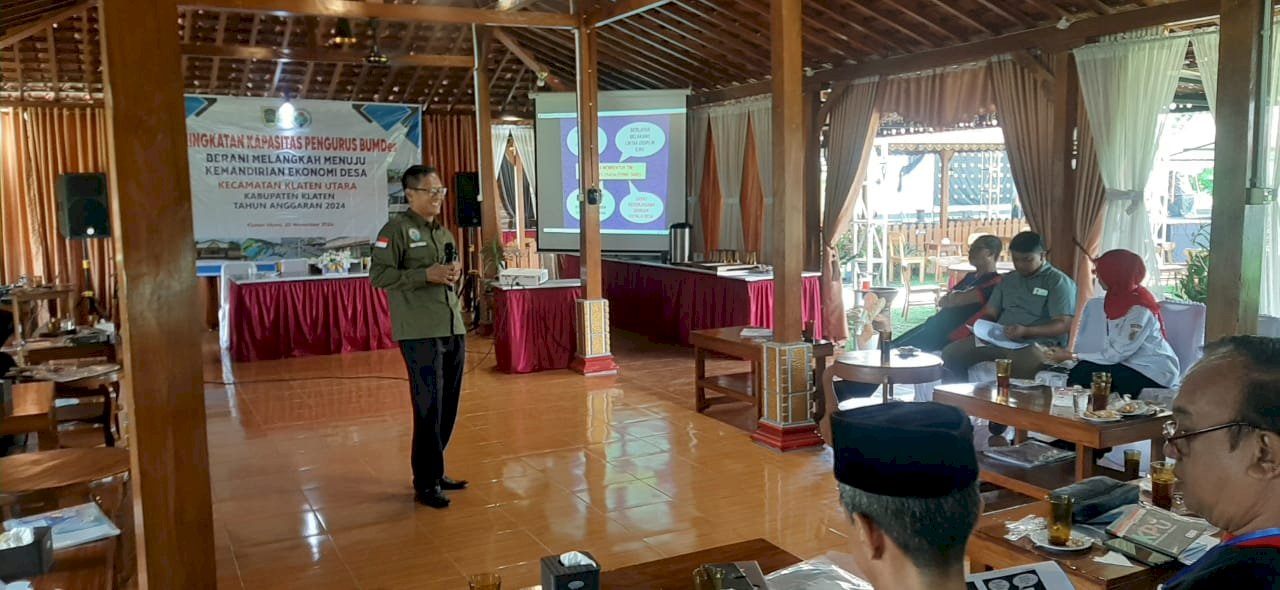 CAPACITY BUILDING BUMDES SE KECAMATAN KLATEN UTARA