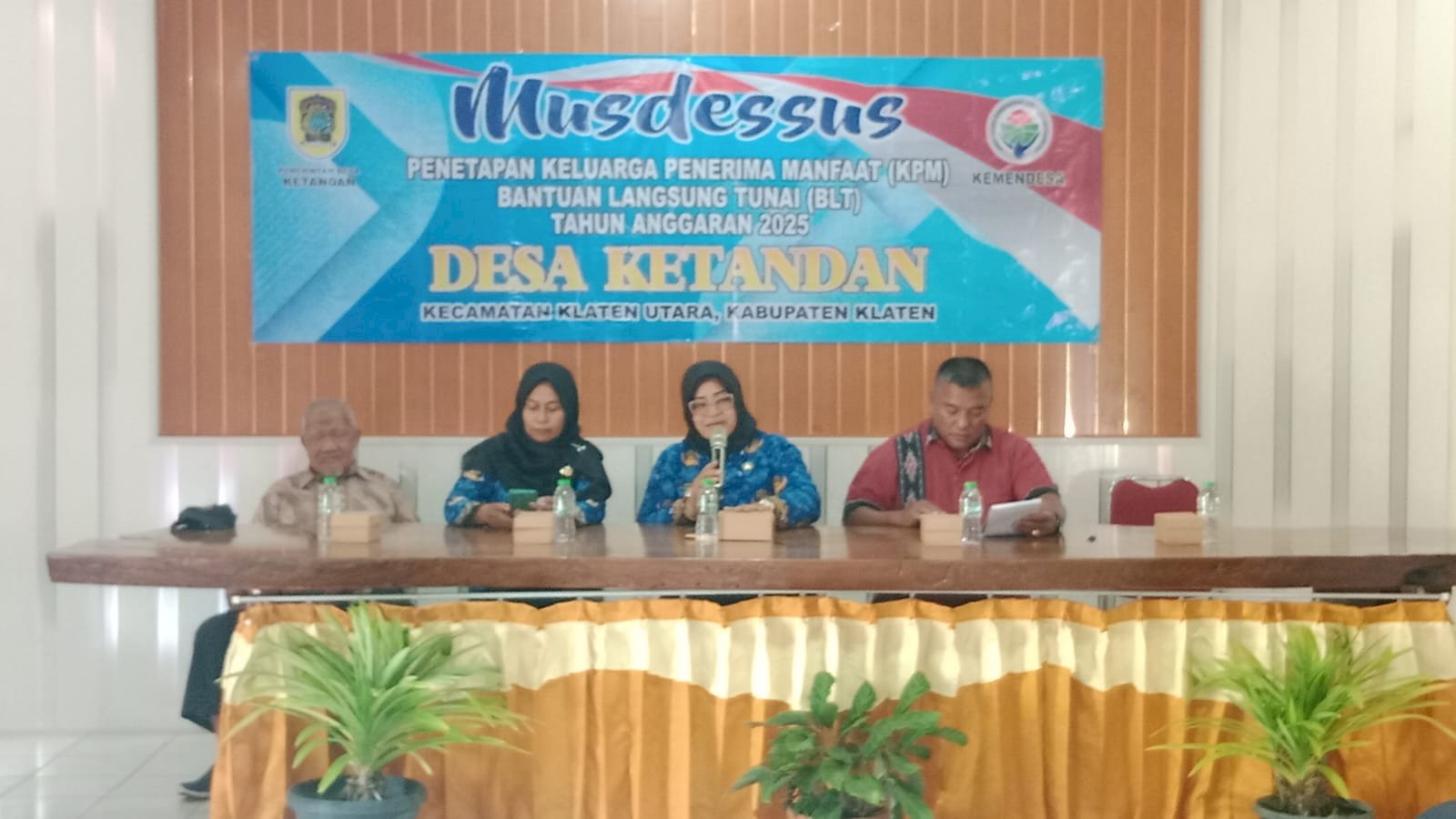 MUSDESUS PENETAPAN KPM & BLT DD TA 2025 DESA KETANDAN