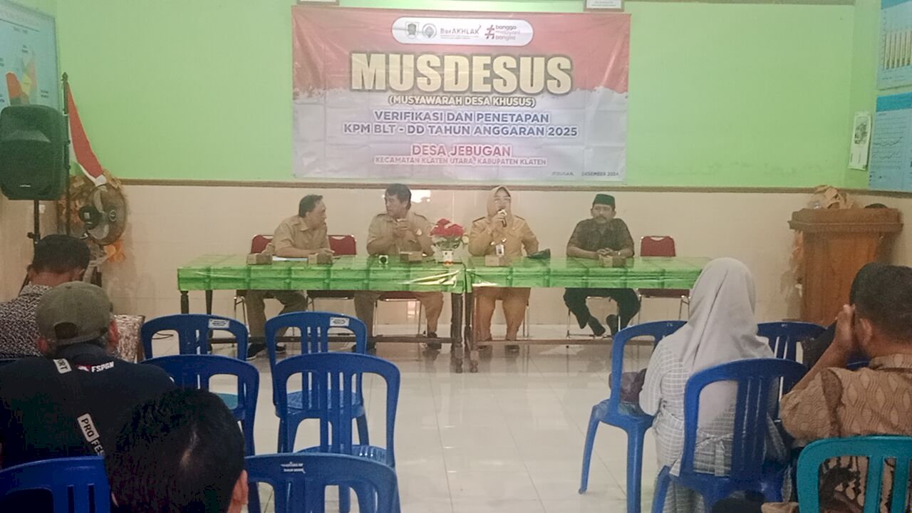 MUSDESUS PENETAPAN KPM & BLT DD TA 2025 DESA JEBUGAN