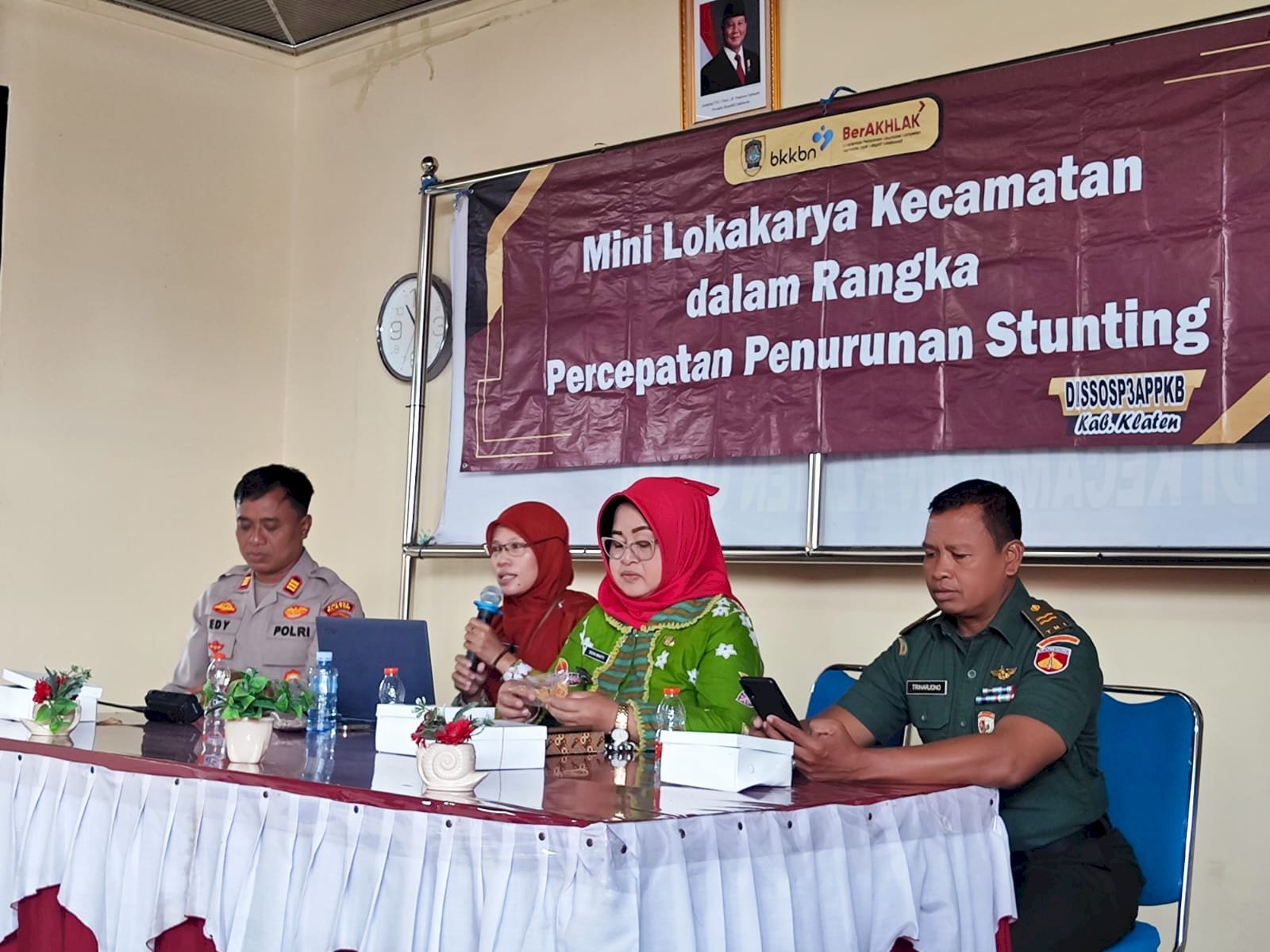 MINI LOKAKARYA : UPAYA NYATA DALAM PENURUNAN ANGKA STUNTING DI KECAMATAN KLATEN UTARA