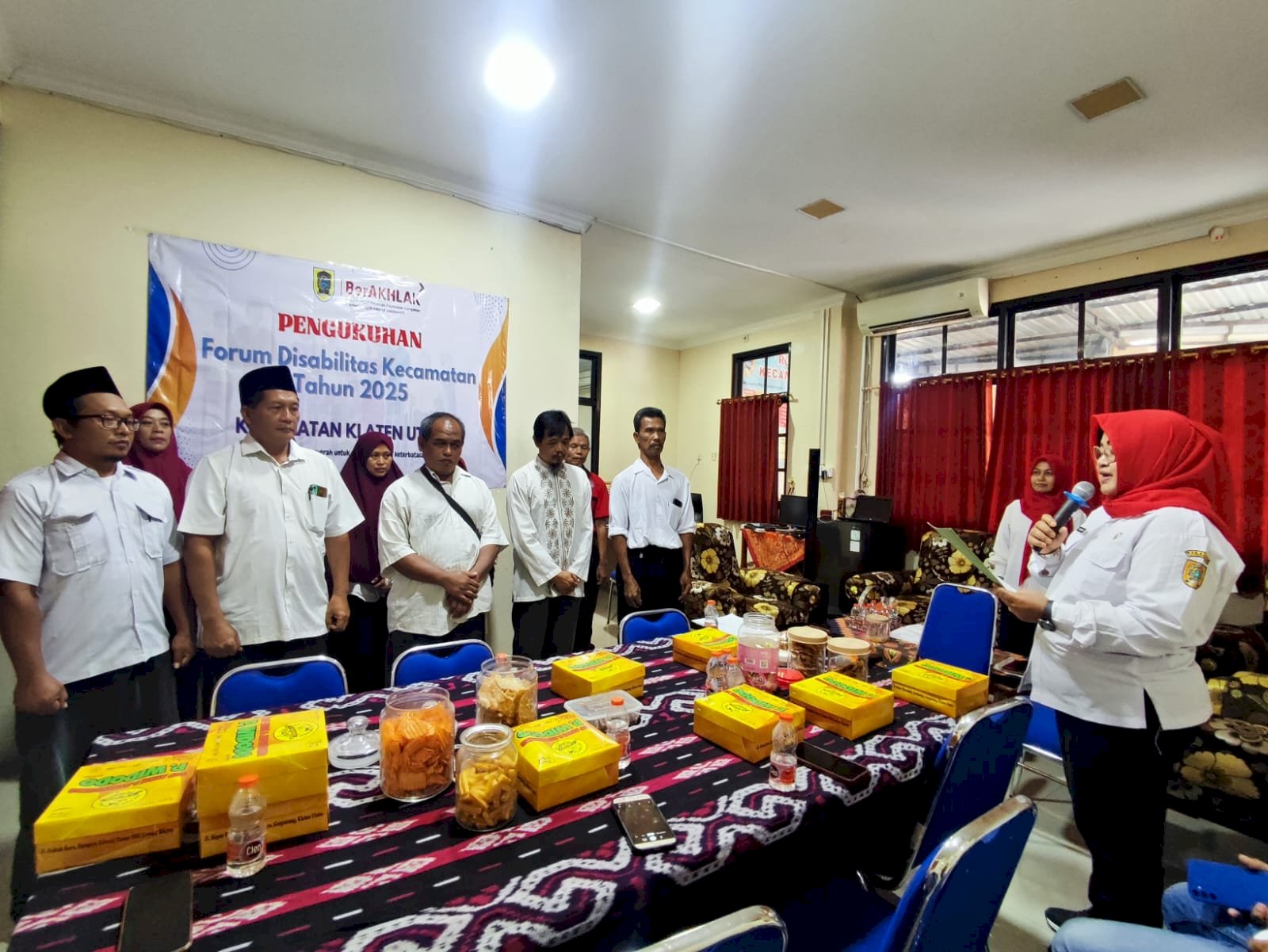LANGKAH  NYATA UNTUK KESETARAAN : PENGURUS DISABILITAS KLATEN UTARA RESMI DIKUKUHKAN
