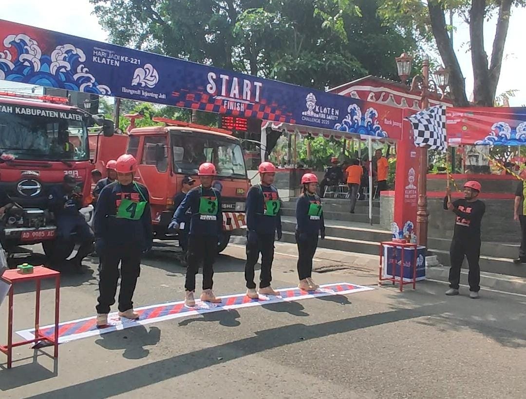 RELAWAN KLATEN UTARA UNJUK GIGI DI AJANG KLATEN FIRE SAFETY CHALLENGE 2025