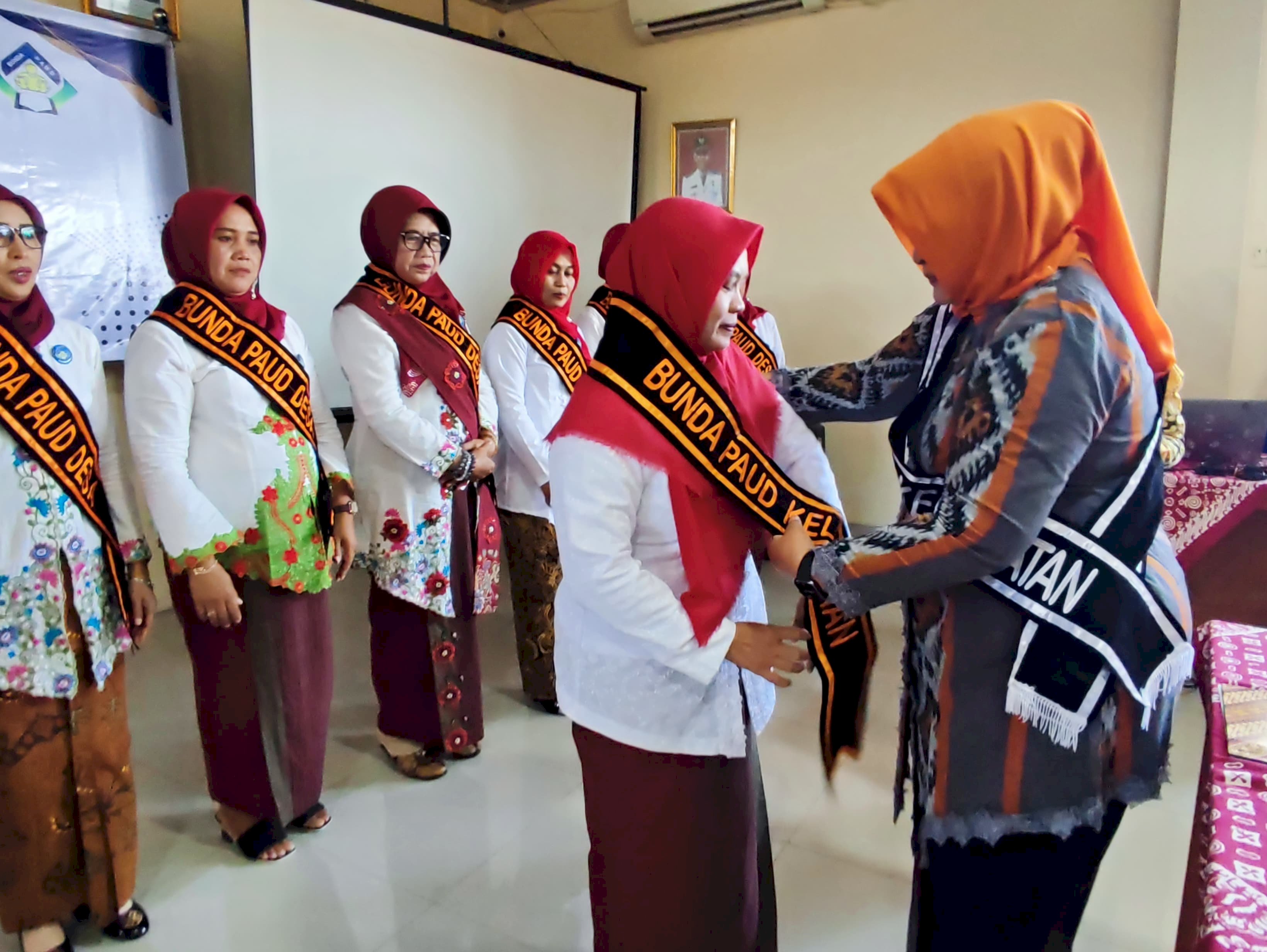 BUNDA PAUD DESA/KELURAHAN SE KECAMATAN KLATEN UTARA RESMI DIKUKUHKAN