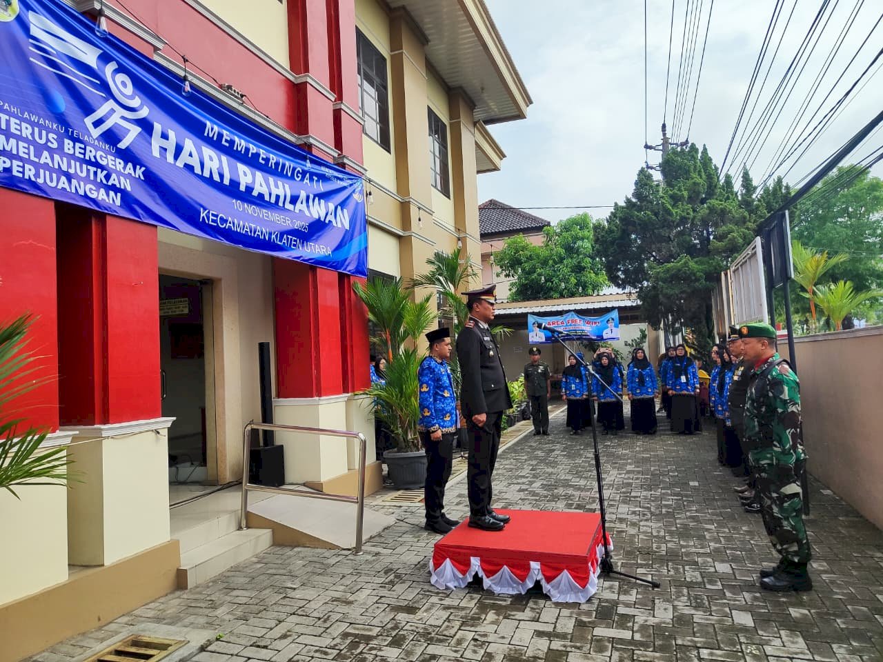 KOBARKAN SEMANGAT JUANG! KLATEN UTARA GELAR UPACARA HARI PAHLAWAN 2025