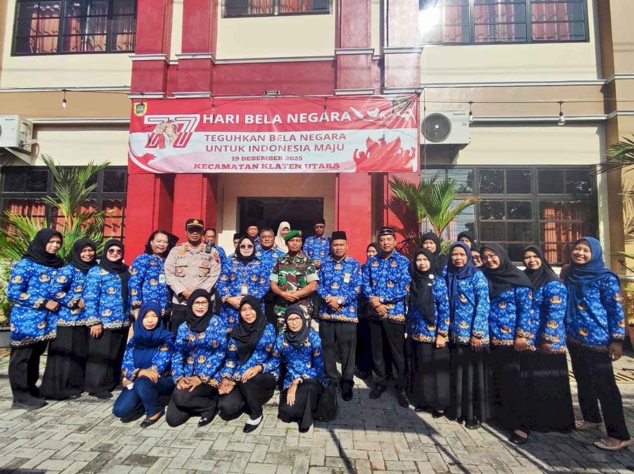 UPACARA HARI BELA NEGARA DIGELAR DI KECAMATAN KLATEN UTARA