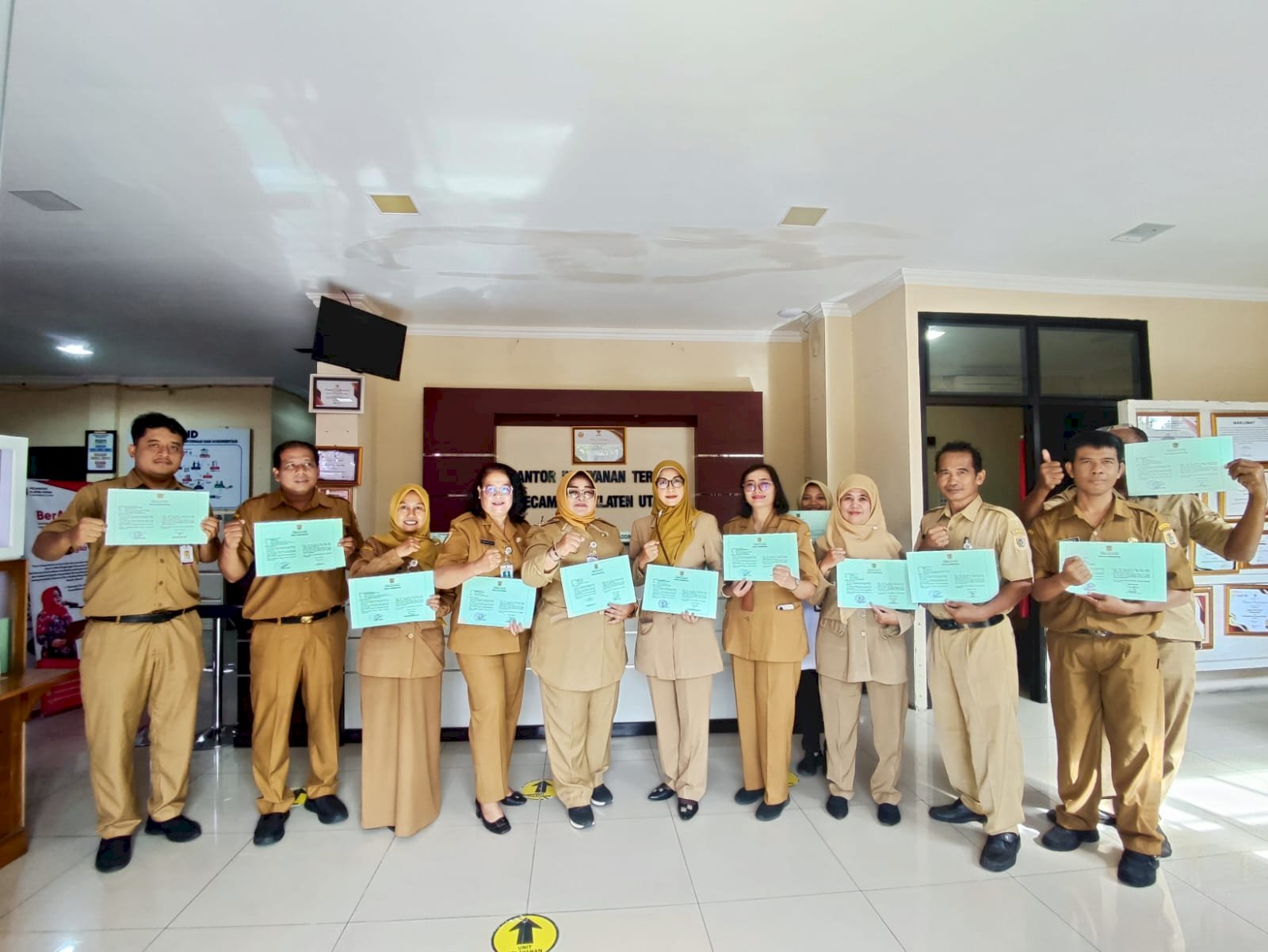 PENANDATANGANAN PAKTA INTEGRITAS DAN PERJANJIAN KINERJA PNS/P3K KECAMATAN KLATEN UTARA