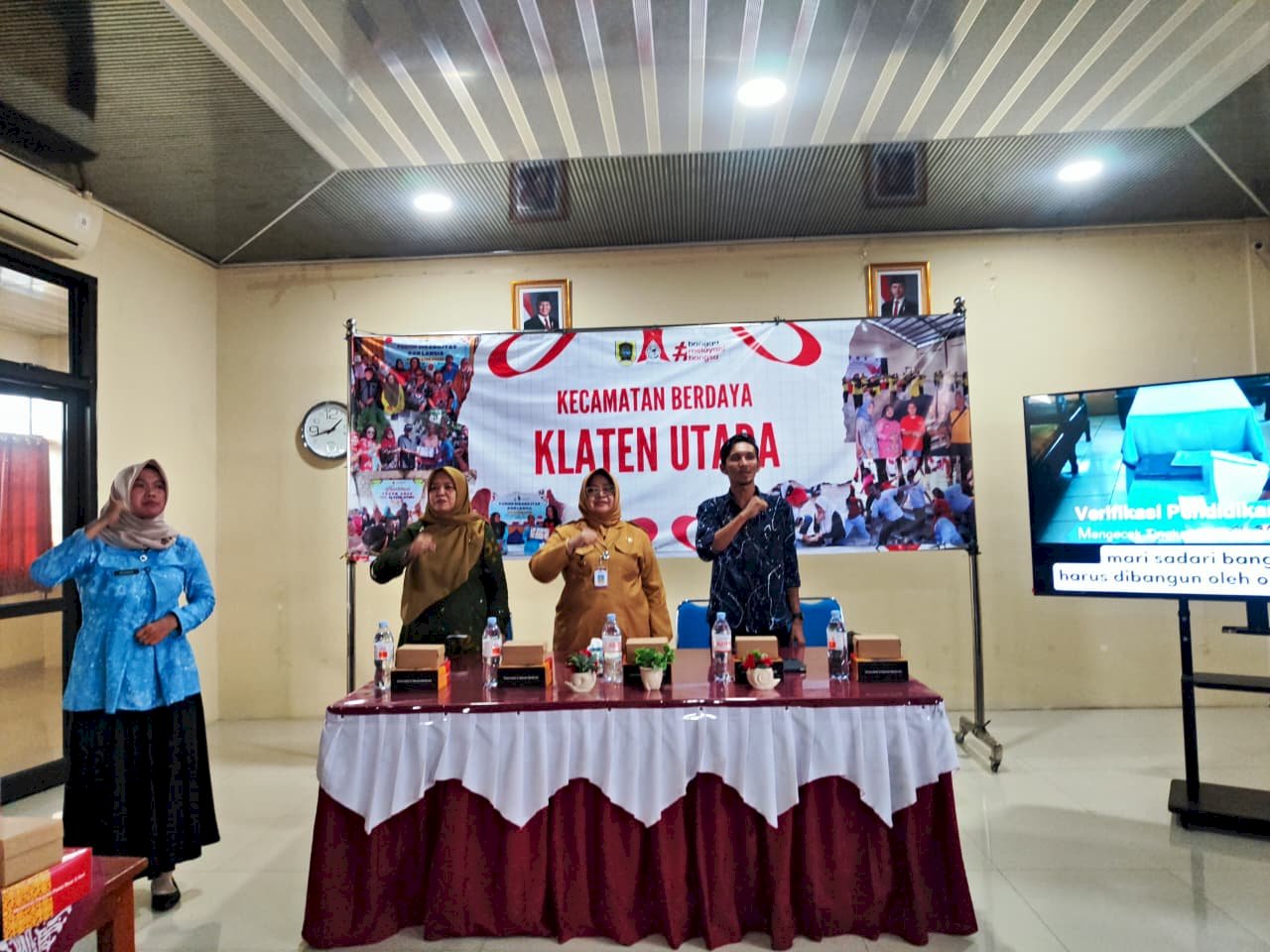 SATUKAN LANGKAH DI KLATEN UTARA, SDM PKH DISTRIK 1 PERKUAT SINERGI PENGENTASAN KEMISKINAN