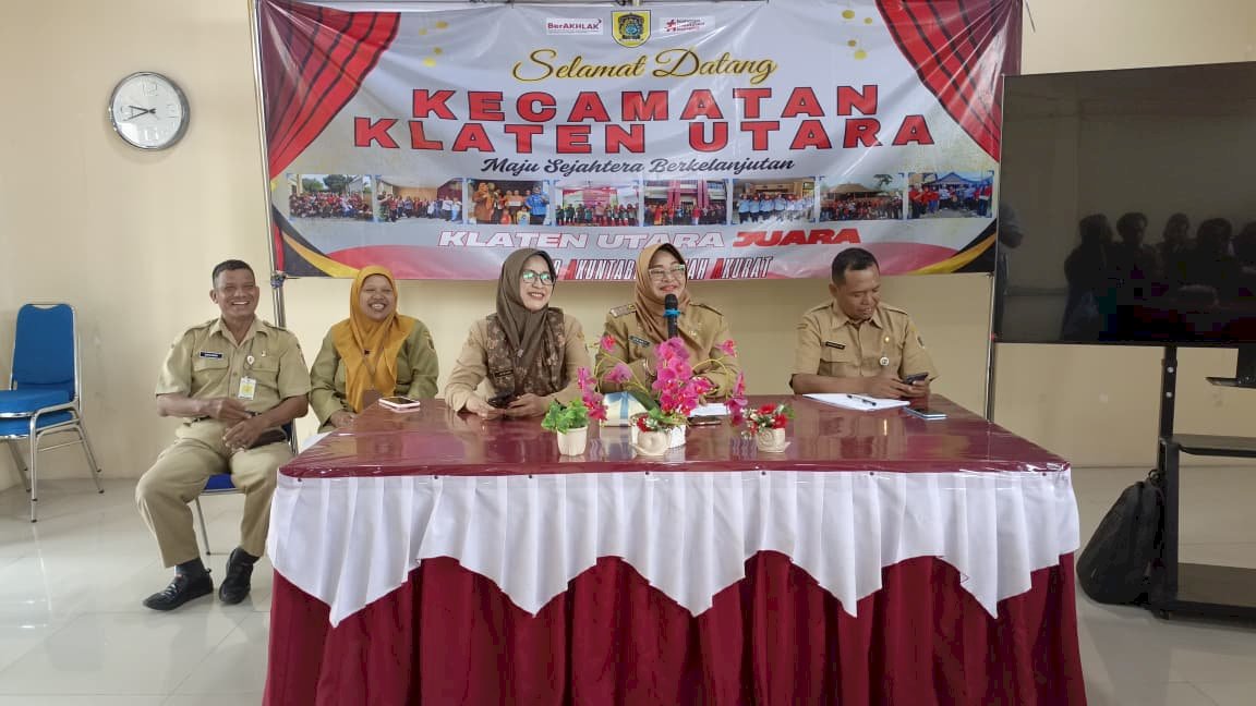 SOSIALISASI PENYAMPAIAN SPPT PBB-P2 DAN OPSEND SENGKUYUNG 2026 DIGELAR DI KECAMATAN KLATEN UTARA