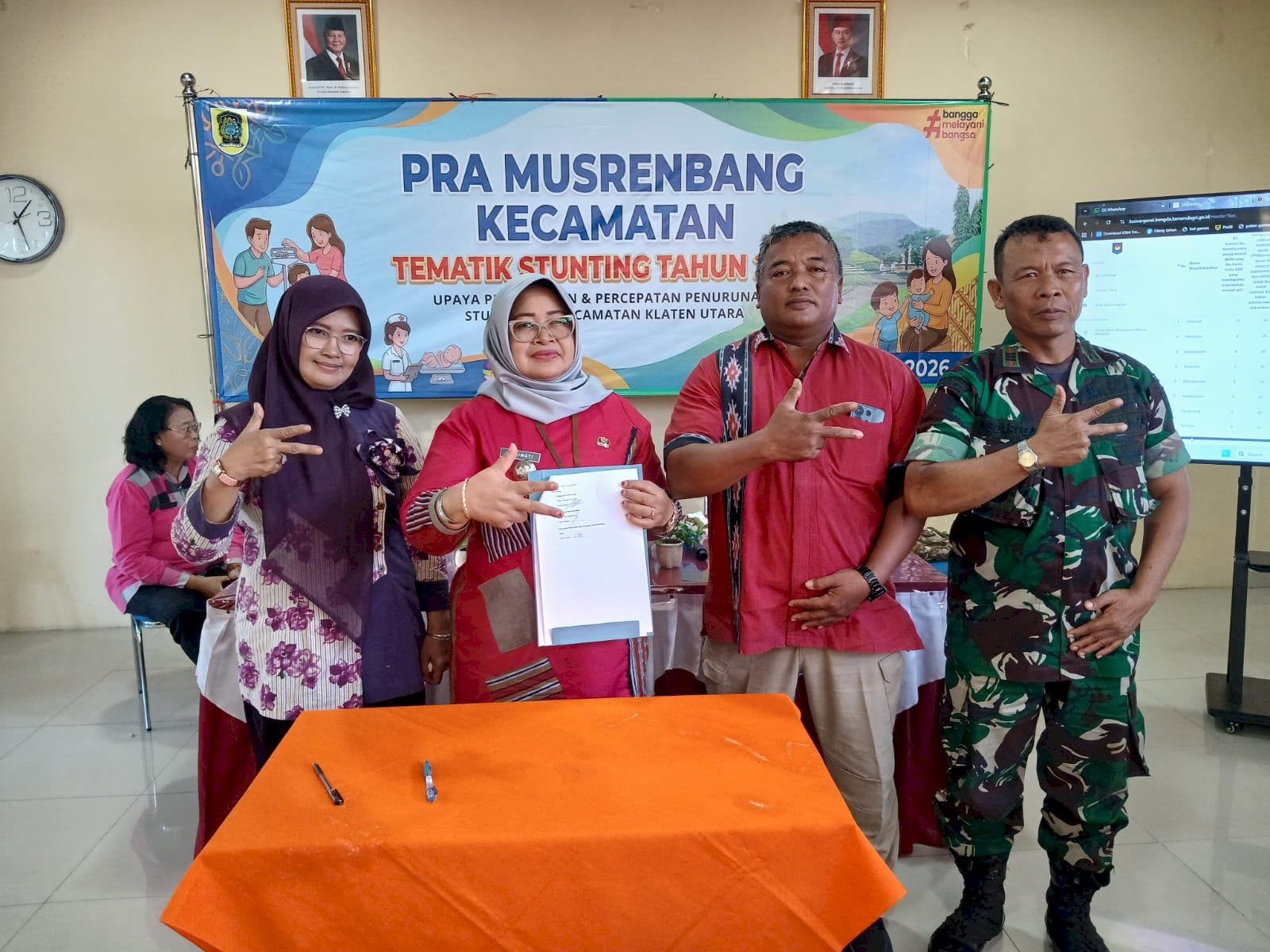 AKSELERASI PENURUNAN STUNTING, KECAMATAN KLATEN UTARA PERKUAT SINERGI LINTAS SEKTORAL