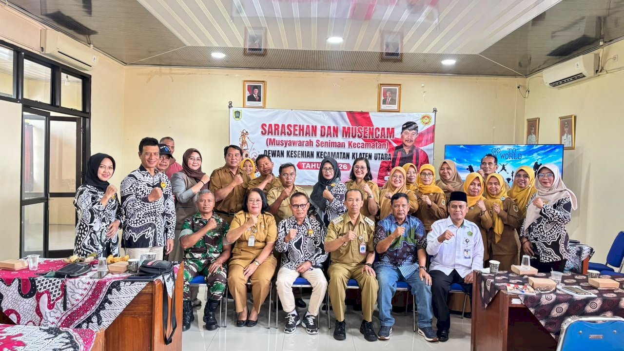 LESTARIKAN BUDAYA, SATUKAN SENIMAN! SARASEHAN DAN REORGANISASI DEWAN KESENIAN KECAMATAN KLATEN UTARA PERIODE 2026–2031