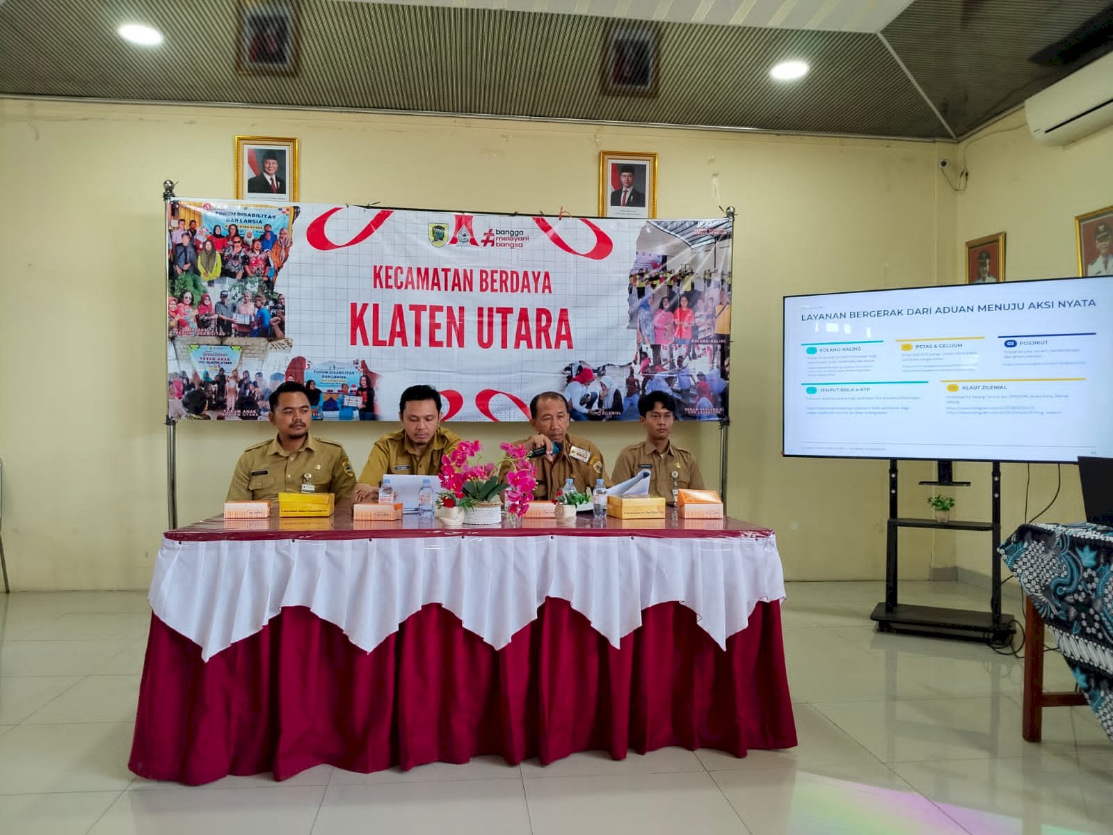PERKUAT AKUNTABILITAS, KECAMATAN KLATEN UTARA TERIMA AUDIT PROGRAM KECAMATAN BERDAYA