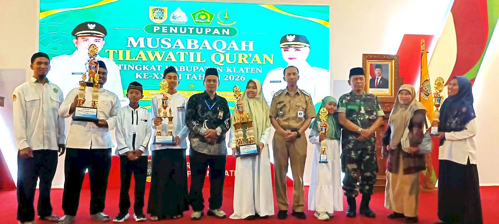 KECAMATAN KLATEN UTARA RAIH PRESTASI GEMILANG PADA MTQ KE-XXXII TINGKAT KABUPATEN KLATEN TAHUN 2026